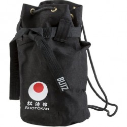 Černý batoh přes rameno (pytel) - Shotokan