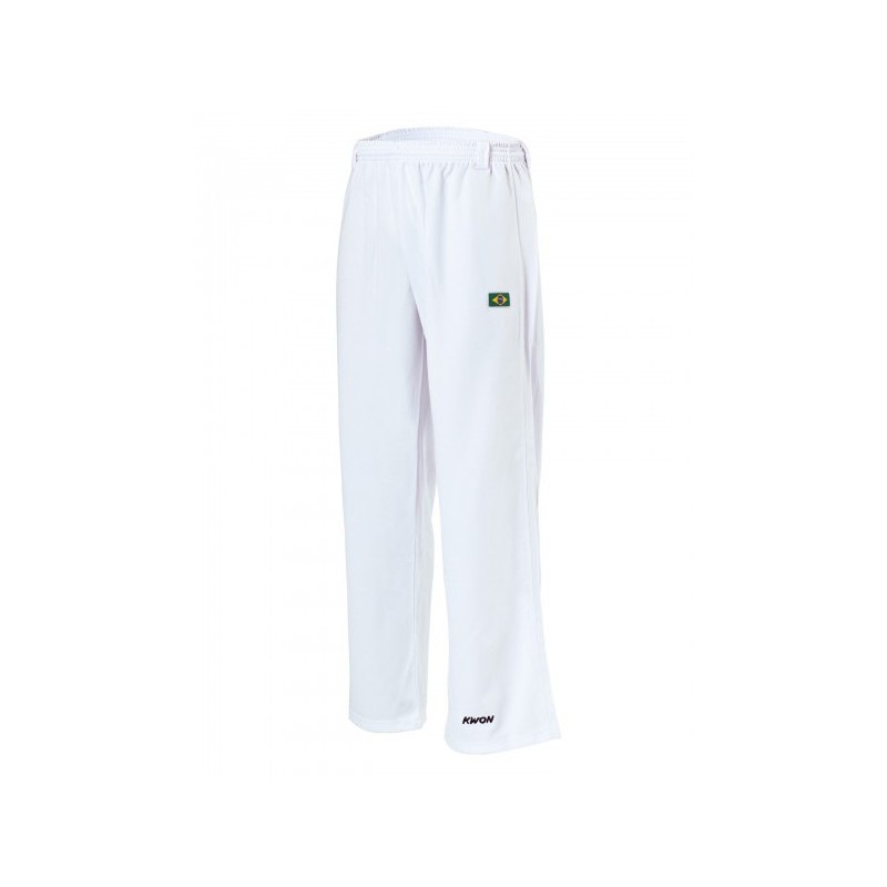 Kalhoty Kwon Capoeira bílé