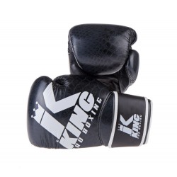 Boxerské rukavice King Pro Boxing Snake - Black/White