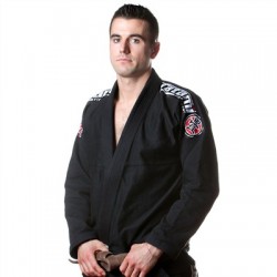 Kimono BJJ Tatami Fightwear - Nova - černé - Bílý pás BJJ zdarma
