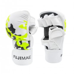 Rukavice MMA Fujimae Sparring White/Yellow