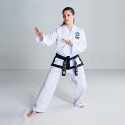 Dobok Taekwondo ITF Approved Fujimae ProWear Black Belt
