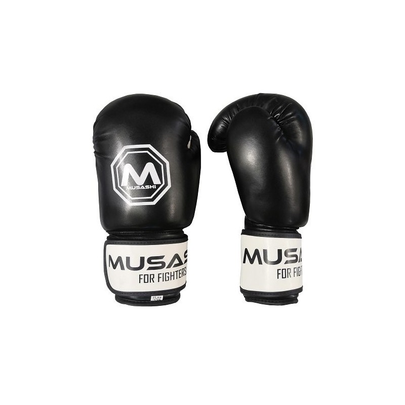 Boxerské rukavice Musashi Classic Black/White